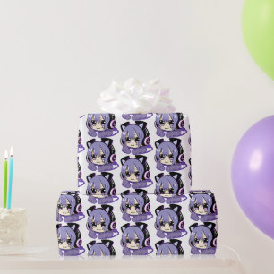 Papier Cadeau Purple Anime fille de jeu
