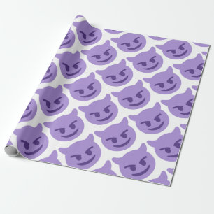 Papier Cadeau Purple Devil Emoji