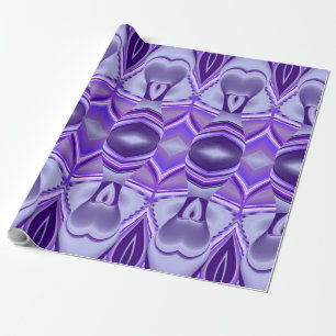 Papier Cadeau Purple Dream, Imaginaire Abstrait Rainbow-Art