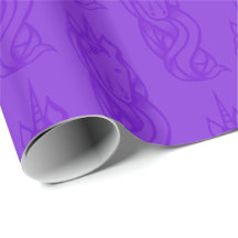 Purple mignon Unicorn Motif magique