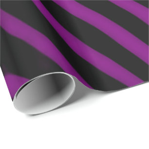 Papier Cadeau Purple Zebra Stripes Toutes Les Occasions