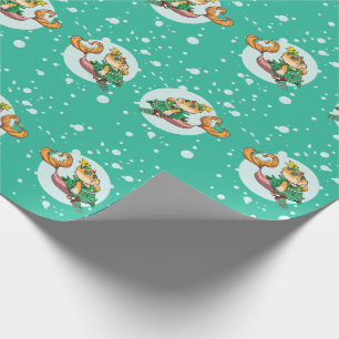 Papier Cadeau Purrmaids de Noël