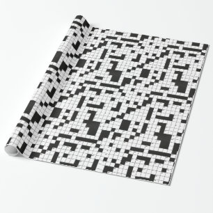 Papier Cadeau Puzzle de mots croisés