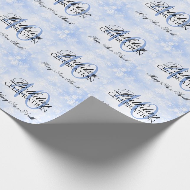 Papier Cadeau Quarantième fête d'anniversaire du pays des (Coin)
