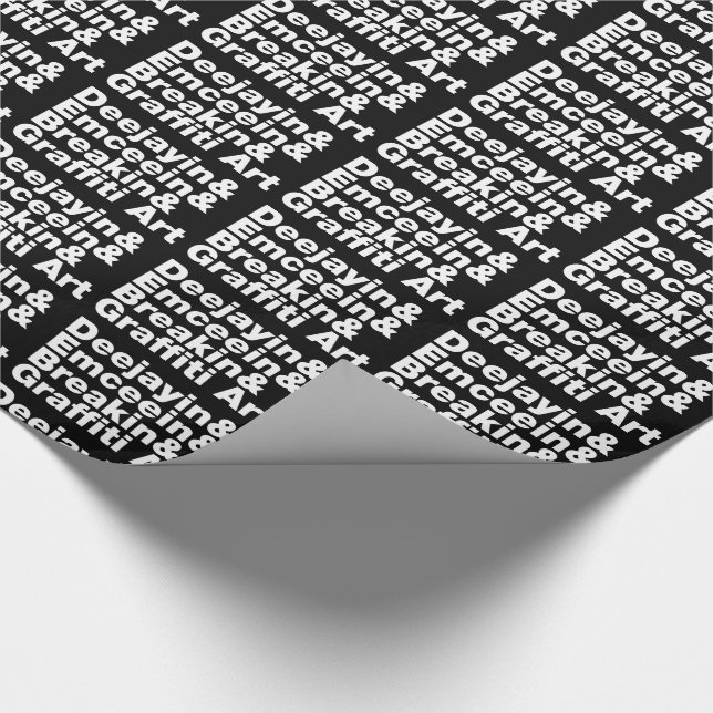 Papier Cadeau Quatre éléments de l'Hip hop (Coin)