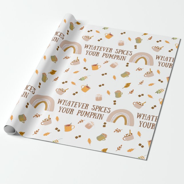 Papier Cadeau Quels que soient les épices de votre papier à enve (Déroulé)