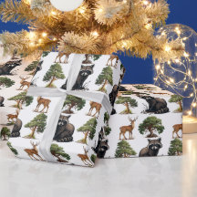 Raccoon et bois de cerfs