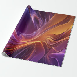 Papier Cadeau Radiant orange purple