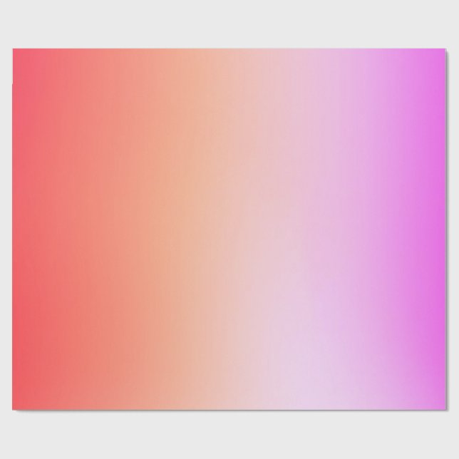 Papier Cadeau Radiant Pastel Sunset Gradient (Plat)