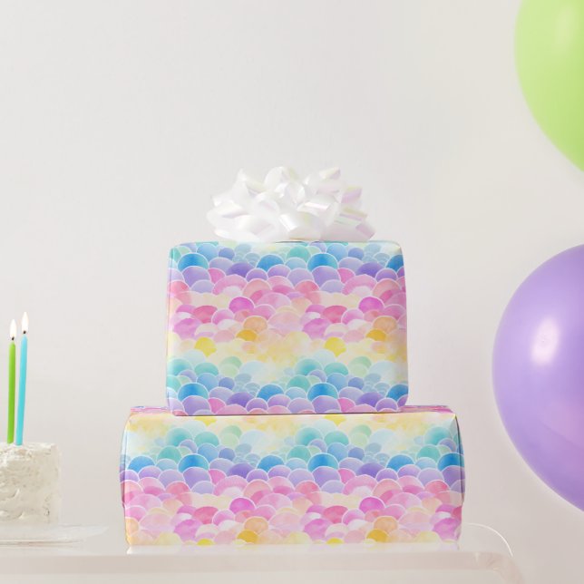 Papier Cadeau  Rainbow Clouds (Cadeaux de fête)