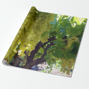 Papier Cadeau Raisins De Sultana Sur Une Vigne De Raisin,