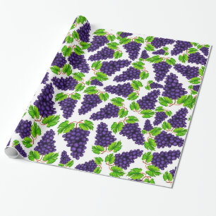 Papier Cadeau Raisins Italie Italien Toscane Luxe