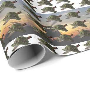 Papier Cadeau Rangeurs aéroportés de l'armée LRRPS LRRP snipers 