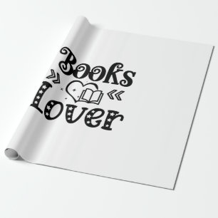 Papier Cadeau Reading Art Books Lover