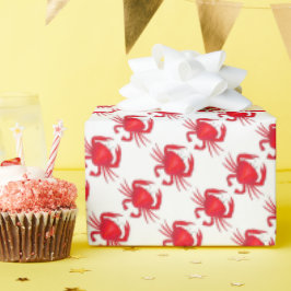 Papier Cadeau Red Maryland Hard Shell Crab Beach Ocean Seafood