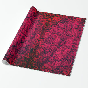 Papier Cadeau Red Roses 
