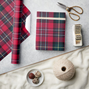 Papier Cadeau Red Tartan