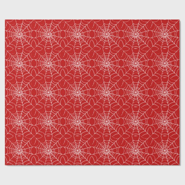 Papier Cadeau Red Web (Plat)