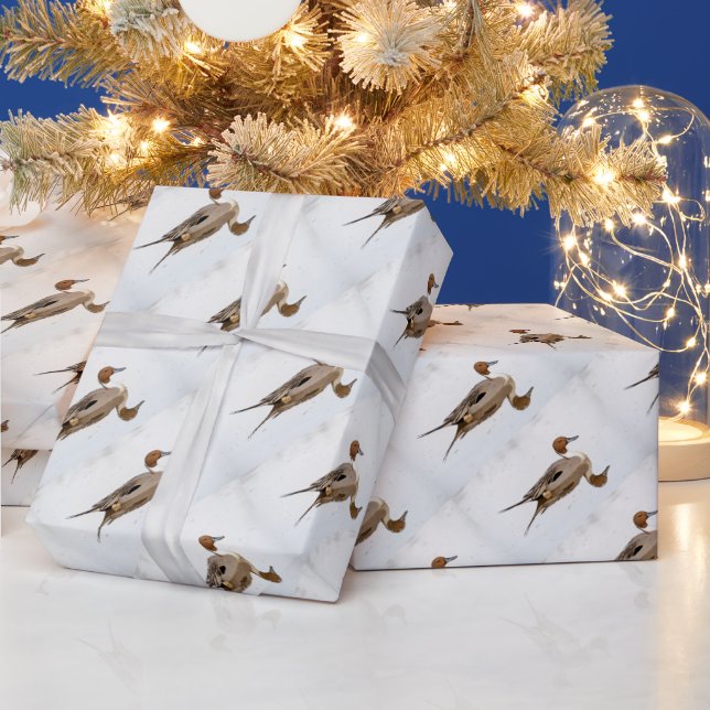 Papier Cadeau Réflexions étonnantes sur un canard à ongles du No (Vacances)