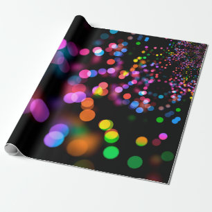 Papier Cadeau Réflexions lumineuses arrière - plans de Bokeh