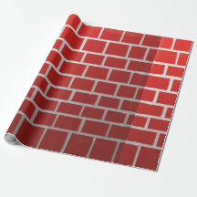 Regard de cheminée de brique rouge
