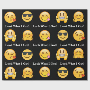 Papier Cadeau Regard d'Emoji ce qui ai obtenu je