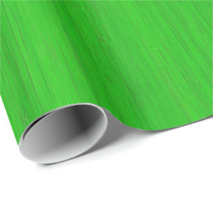 Papier Cadeau Regard du bois en bambou vert clair de grain