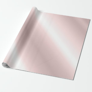 Papier Cadeau Regard métallisé rose doré élégant et tendance