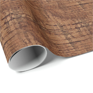 Papier Cadeau Regard rocailleux de grain en bois de chêne de