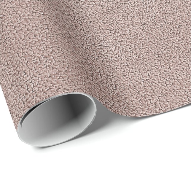 Papier Cadeau Regard rose mauve d'Ultrasuede (Coin rond)