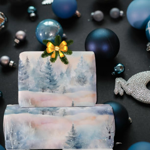 Papier Cadeau région des merveilles d'hiver - artistique