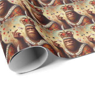 Papier Cadeau Reine des Coeurs de Bigfoot