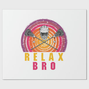 Papier Cadeau Relax Bro Lacrosse