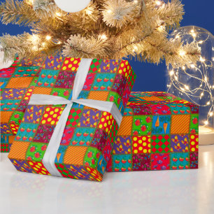 Papier Cadeau renard et papillon