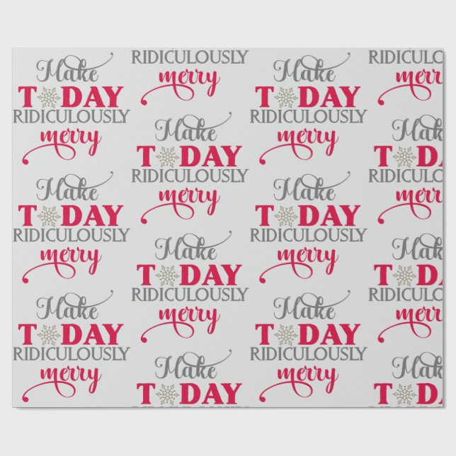 Papier Cadeau Rendre aujourd'hui ridicule (Plat)