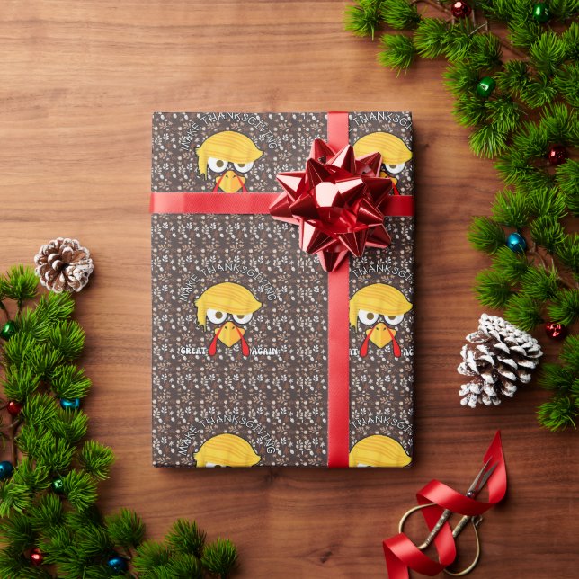 Papier Cadeau Rendre grand Thankesgiving (Cadeau de vacances)