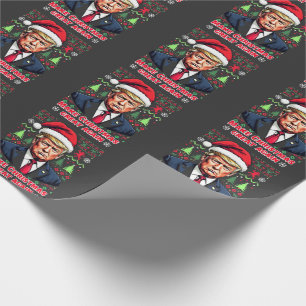 Papier Cadeau Rendre Noël super à nouveau laid Noël Sweat trump