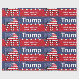 Papier Cadeau républicain de Donald Trump 2016