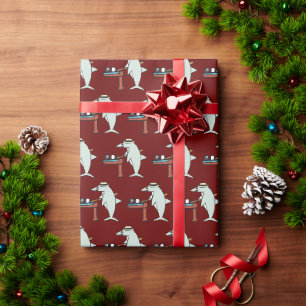 Papier Cadeau Requin de piscine
