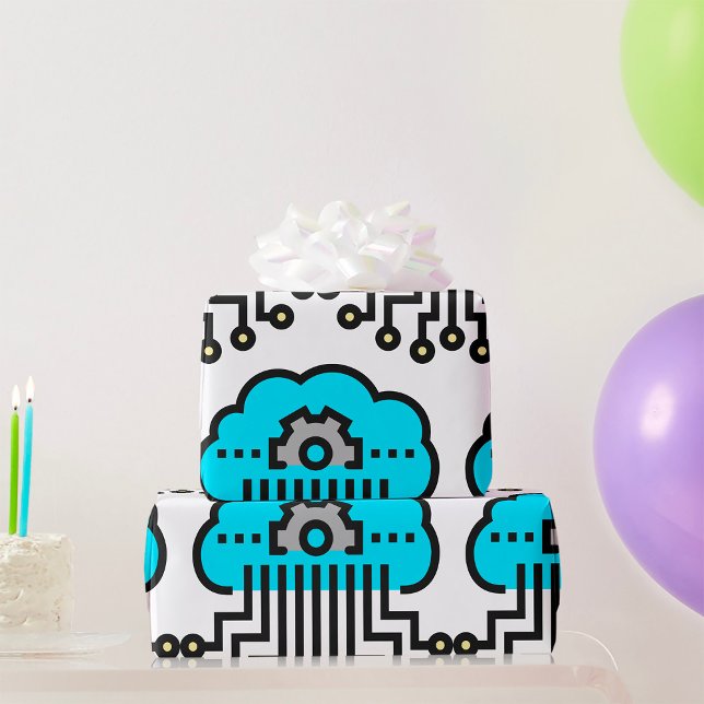 Papier Cadeau Réseau neuronal (Créateur téléchargé)