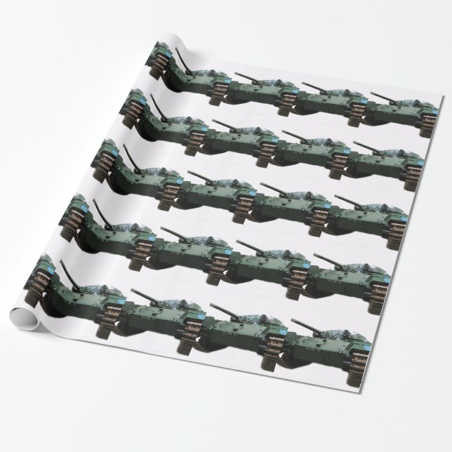 Papier Cadeau Réservoir de 2ÈME GUERRE MONDIALE (Déroulé)