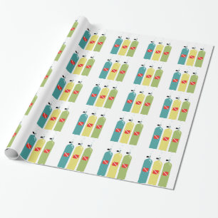 Papier Cadeau Réservoirs de scaphandre
