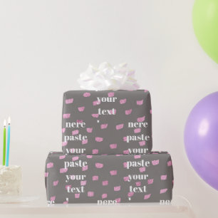Papier Cadeau Résumé pailleté abstrait de luxe