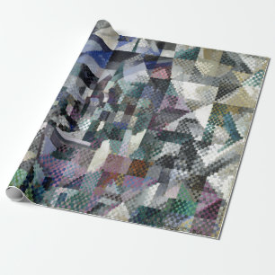 Papier Cadeau Retarder la fenêtre de peinture Abstraite laque 3