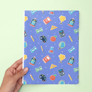 Papier Cadeau Retour À L'École Pourpre
