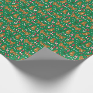 Papier Cadeau Retriever de noël de Canard de Nouvelle-Écosse