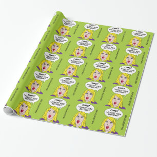 Papier Cadeau RETRO COMICS papier d'emballage d'anniversaire tar