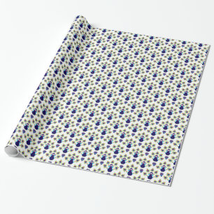 Papier Cadeau retro india exotiock peacock