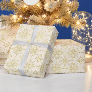 Papier Cadeau Retro Luxe Fêtes de milieu de siècle