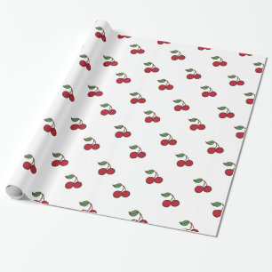 Papier Cadeau Rétros vacances de cerise tout le papier
